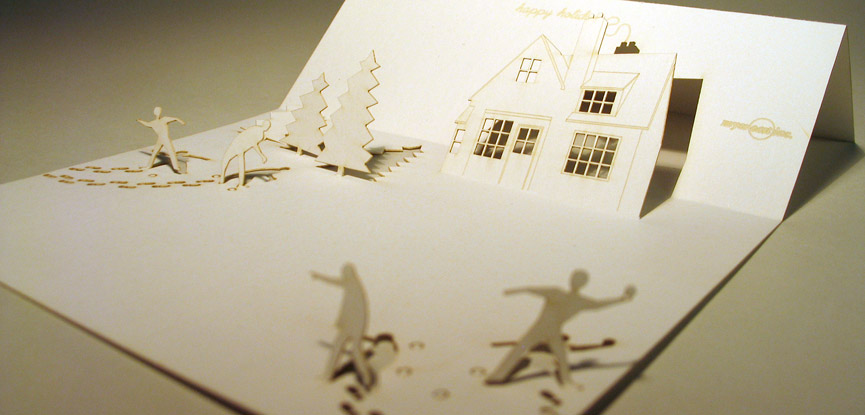 Holiday Card Paper Pop-Up
